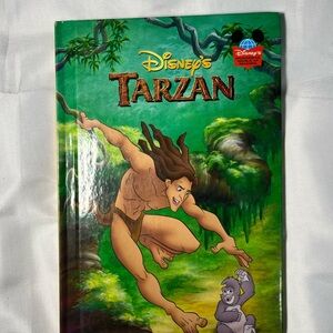 VTG 1999 Disney Tarzan Hardcover Book Wonderful World of Reading